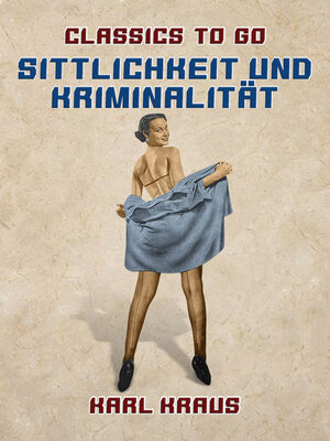 cover image of Sittlichkeit und Kriminalität